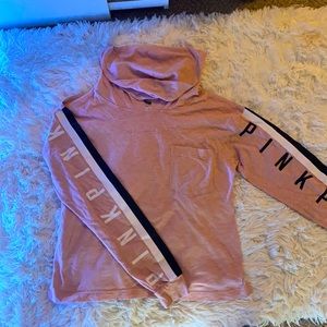 PINK, white and black, size small